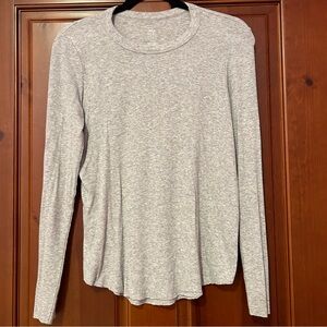 Aerie Real Soft Gray Long Sleeve T Shirt (Women’s S)